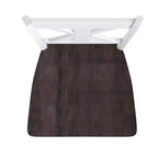 Flash Furniture Gwendolyn, lot de 2 tabourets de bar modernes de style rustique en bois massif de qualité commerciale, hauteur comptoir