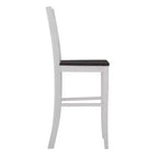 Flash Furniture Gwendolyn, lot de 2 tabourets de bar modernes de style rustique en bois massif de qualité commerciale, hauteur comptoir