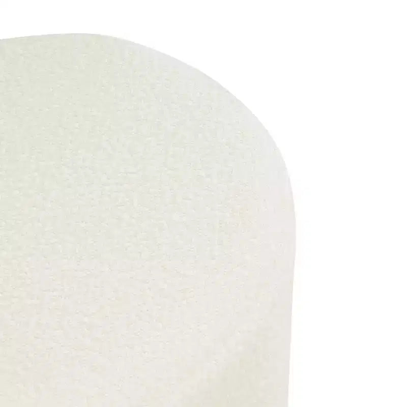 Pouffe rond rembourré - HomePop