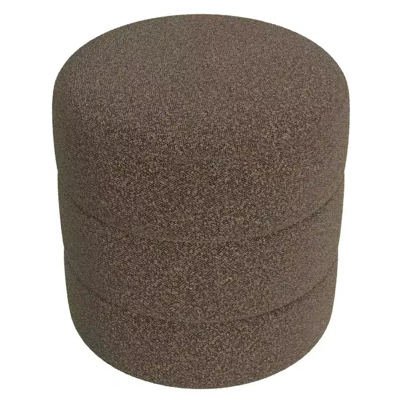Pouffe rond rembourré - HomePop