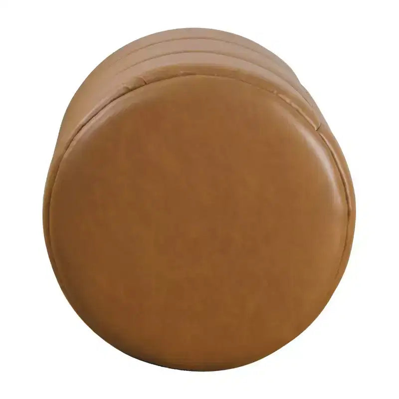 Pouffe rond rembourré - HomePop