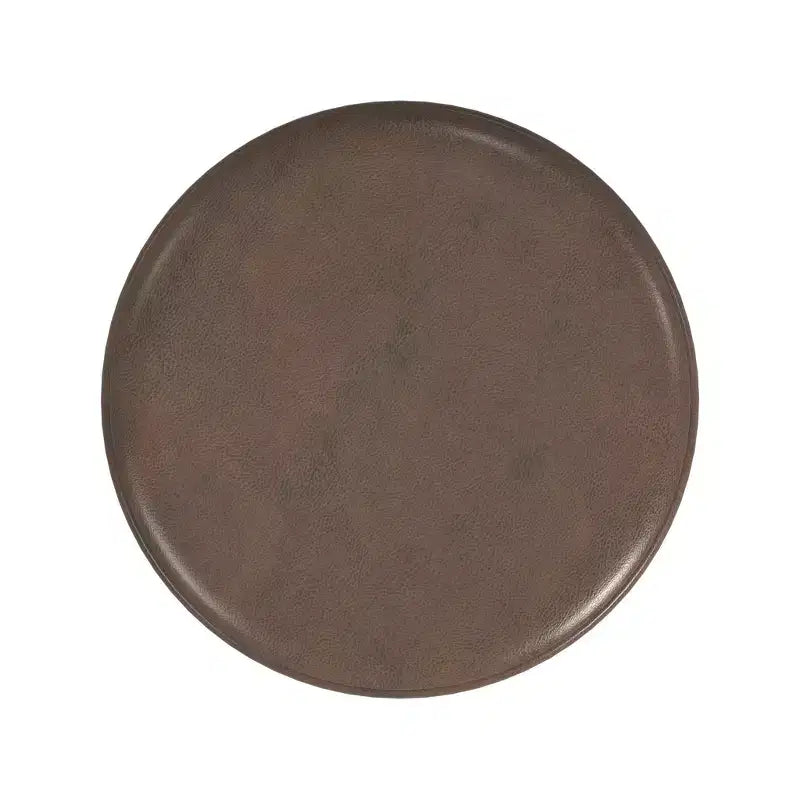 Pouffe rond rembourré - HomePop