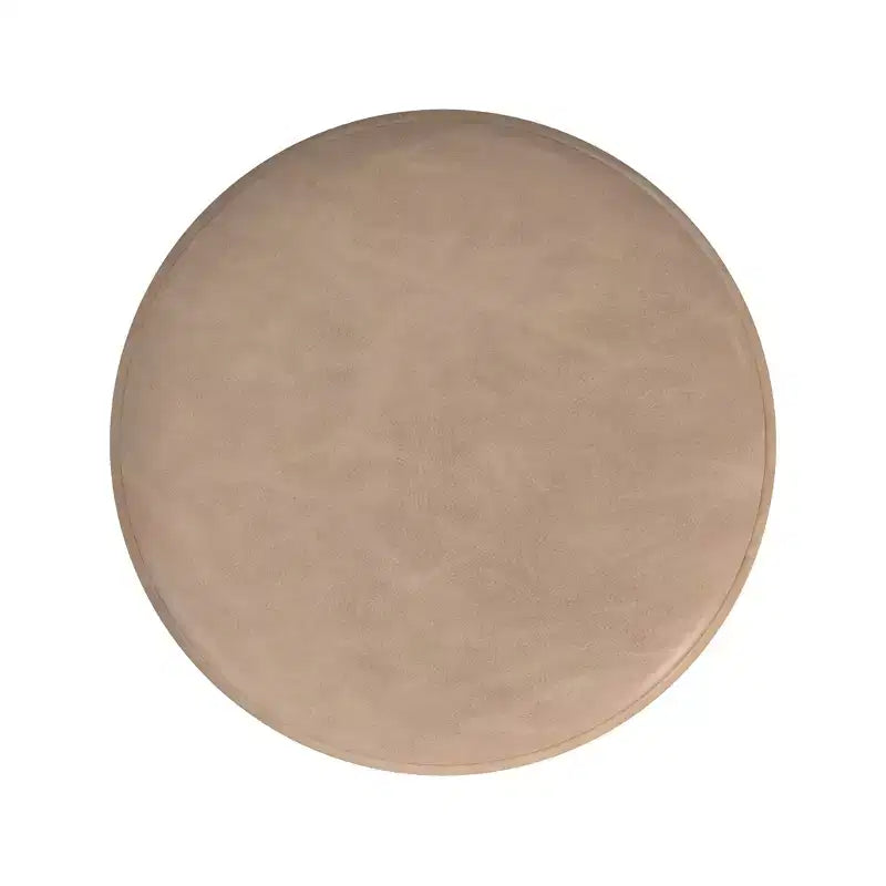 Pouffe rond rembourré - HomePop