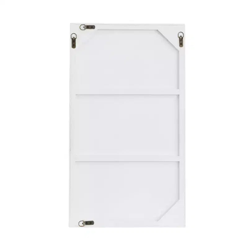 Miroir mural rectangulaire contemporain en bois avec cadre fin et minimaliste - Olivia & May