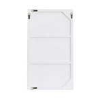 Miroir mural rectangulaire contemporain en bois avec cadre fin et minimaliste - Olivia & May