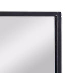 Miroir mural rectangulaire contemporain en bois avec cadre fin et minimaliste - Olivia & May