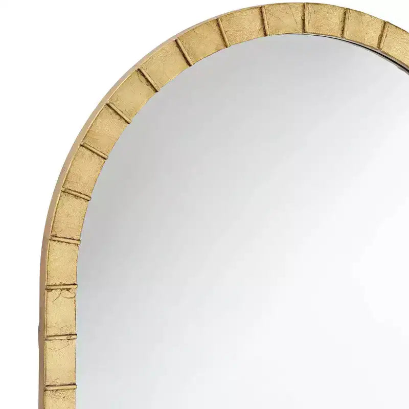 Miroir mural arqué Uttermost Portina Or mat 24 x 48