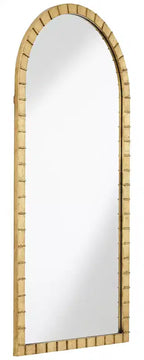 Miroir mural arqué Uttermost Portina Or mat 24 x 48