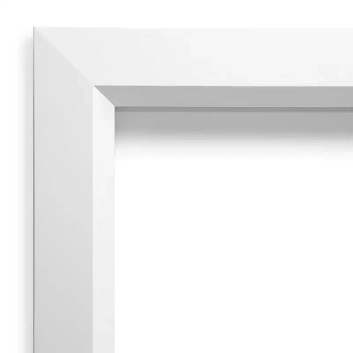 Miroir mural de salle de bain Amanti Art Blanco White, sans biseau