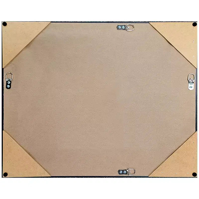 Miroir mural de salle de bain Amanti Art Blanco White, sans biseau
