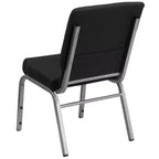 Lot de 4 chaises d'église empilables Emma et Oliver de 47 cm de large