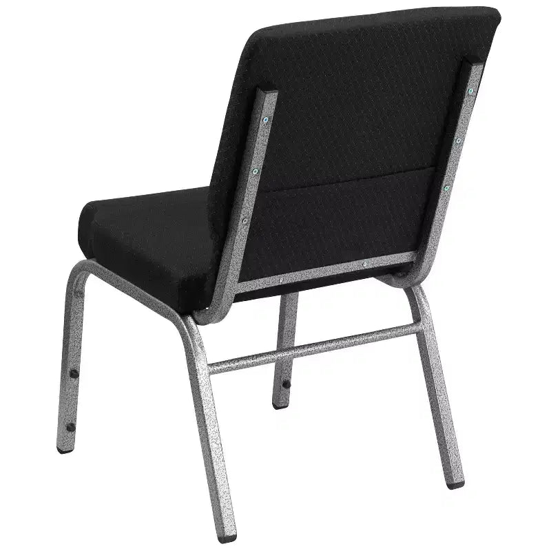 Lot de 4 chaises d'église empilables Emma et Oliver de 47 cm de large