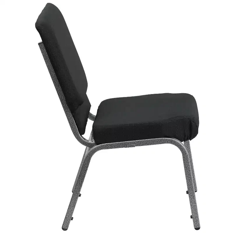 Lot de 4 chaises d'église empilables Emma et Oliver de 47 cm de large