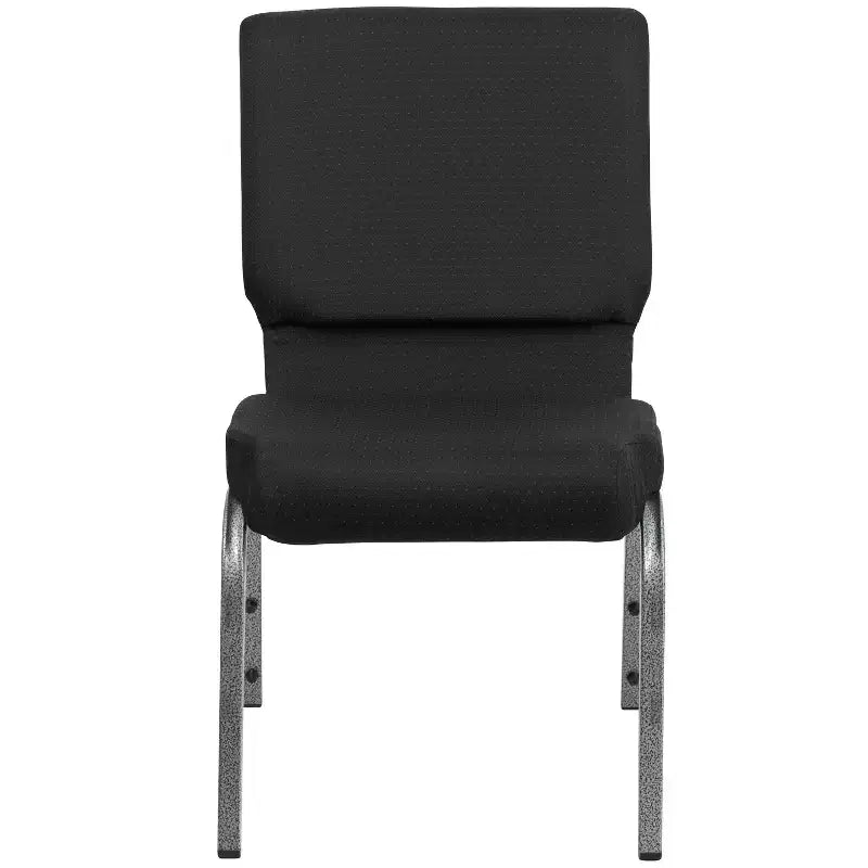 Lot de 4 chaises d'église empilables Emma et Oliver de 47 cm de large