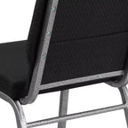 Lot de 4 chaises d'église empilables Emma et Oliver de 47 cm de large