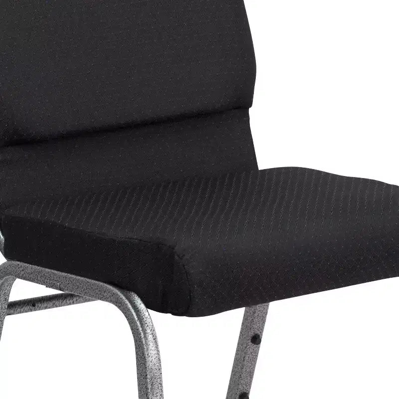 Lot de 4 chaises d'église empilables Emma et Oliver de 47 cm de large