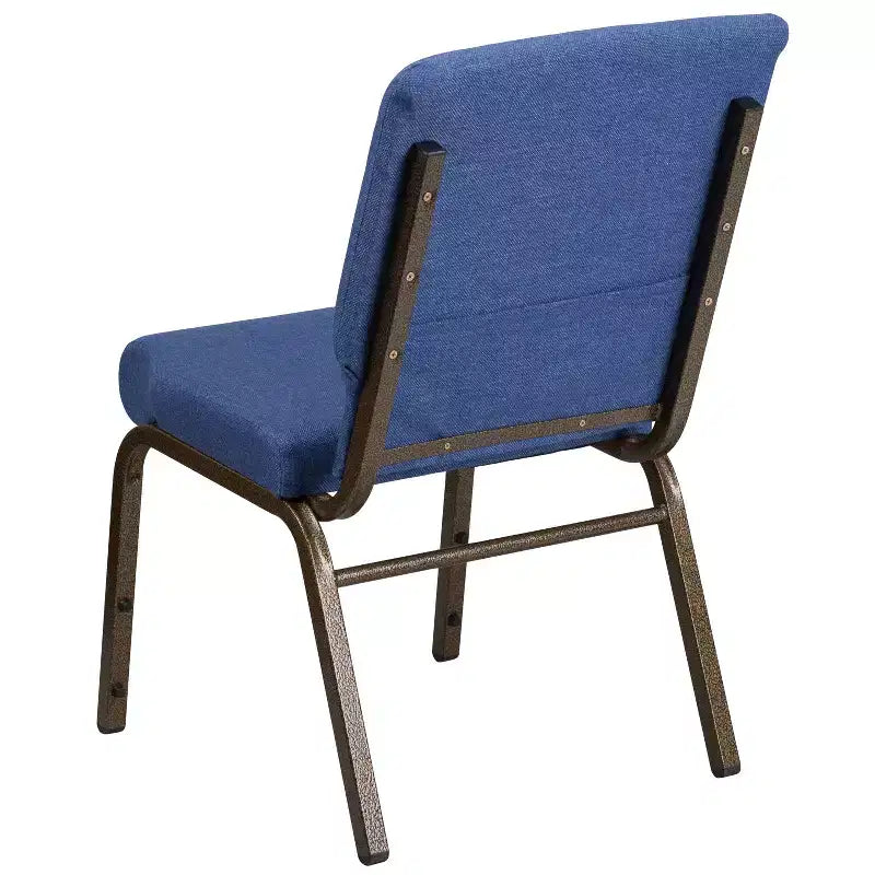 Lot de 4 chaises d'église empilables Emma et Oliver de 47 cm de large