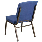 Lot de 4 chaises d'église empilables Emma et Oliver de 47 cm de large