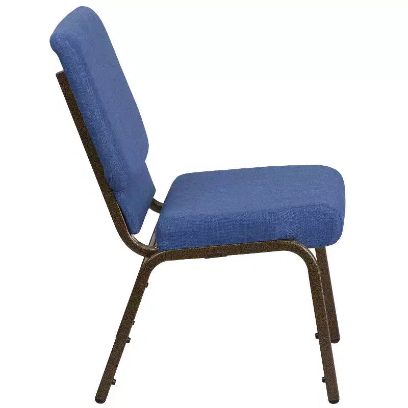 Lot de 4 chaises d'église empilables Emma et Oliver de 47 cm de large