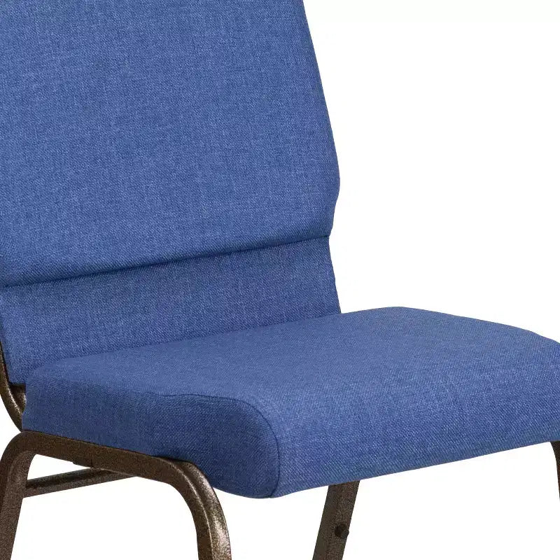 Lot de 4 chaises d'église empilables Emma et Oliver de 47 cm de large
