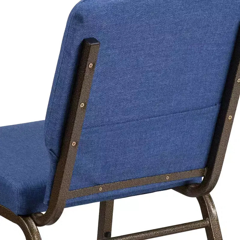 Lot de 4 chaises d'église empilables Emma et Oliver de 47 cm de large