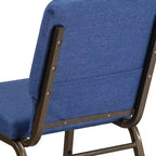 Lot de 4 chaises d'église empilables Emma et Oliver de 47 cm de large