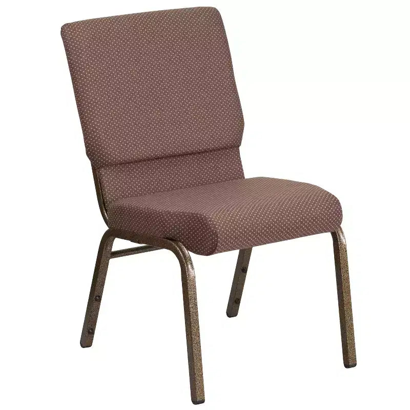 Lot de 4 chaises d'église empilables Emma et Oliver de 47 cm de large