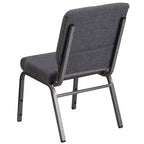 Lot de 4 chaises d'église empilables Emma et Oliver de 47 cm de large