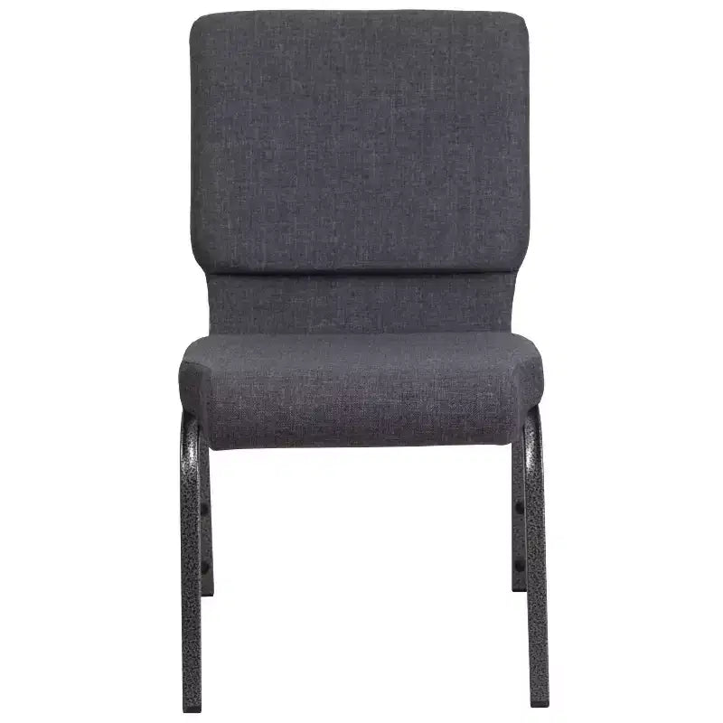 Lot de 4 chaises d'église empilables Emma et Oliver de 47 cm de large