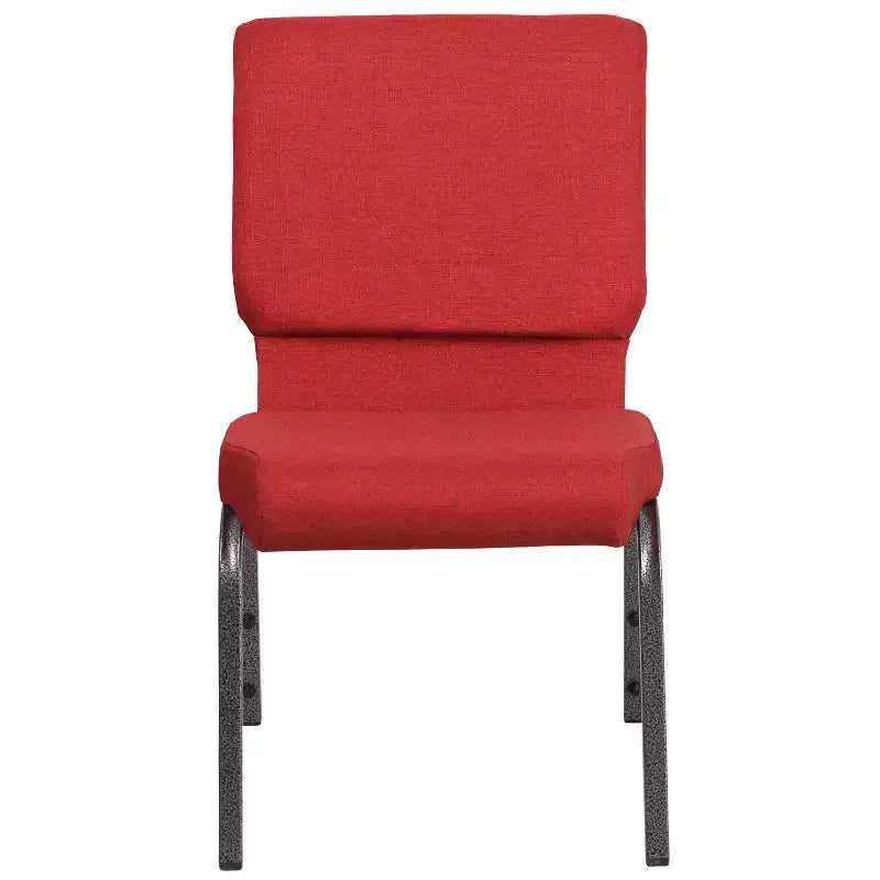Lot de 4 chaises d'église empilables Emma et Oliver de 47 cm de large