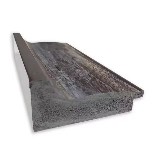 Miroir mural de salle de bain Amanti Art Alta Rustic Char non biseauté