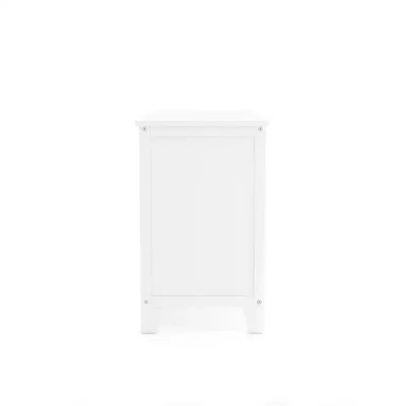 Petite bibliothèque pour enfants Martha Stewart : étagère en bois de 24 po pour enfants, organisateur de livres et de jouets avec bacs en tissu