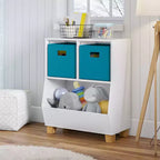 Meuble de rangement pour jouets RiverRidge Kids' Catch-All 24 avec 2 casiers et 2 compartiments de rangement