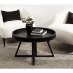 Table basse ronde en bois Kate and Laurel Avery