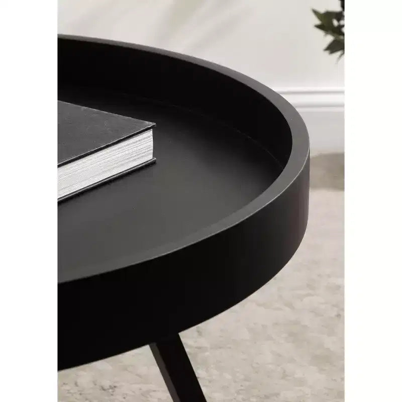 Table basse ronde en bois Kate and Laurel Avery
