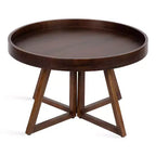 Table basse ronde en bois Kate and Laurel Avery