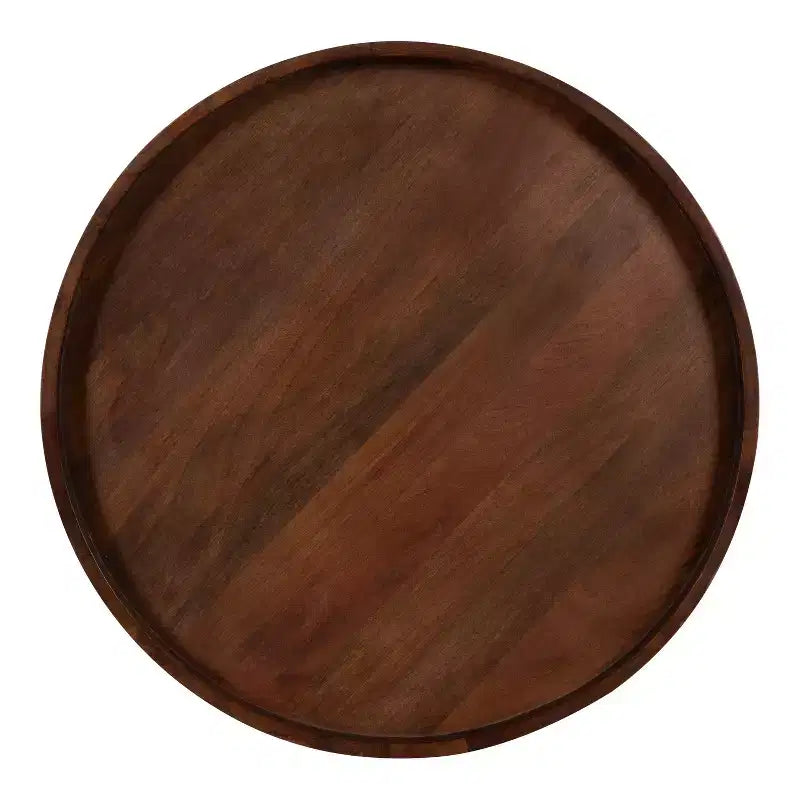 Table basse ronde en bois Kate and Laurel Avery