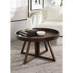 Table basse ronde en bois Kate and Laurel Avery