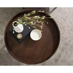 Table basse ronde en bois Kate and Laurel Avery