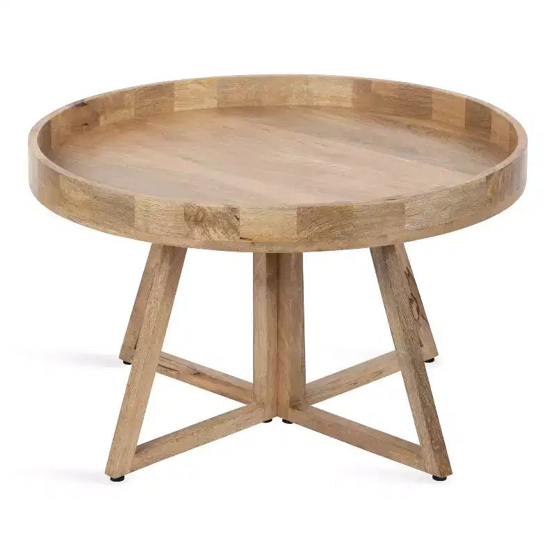 Table basse ronde en bois Kate and Laurel Avery