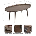 Table basse ovale Alessia de Kate and Laurel