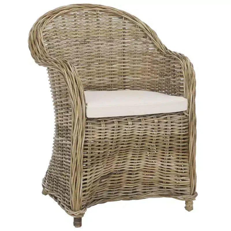 Fauteuil club Zane - SEA7006A - Gris - Safavieh