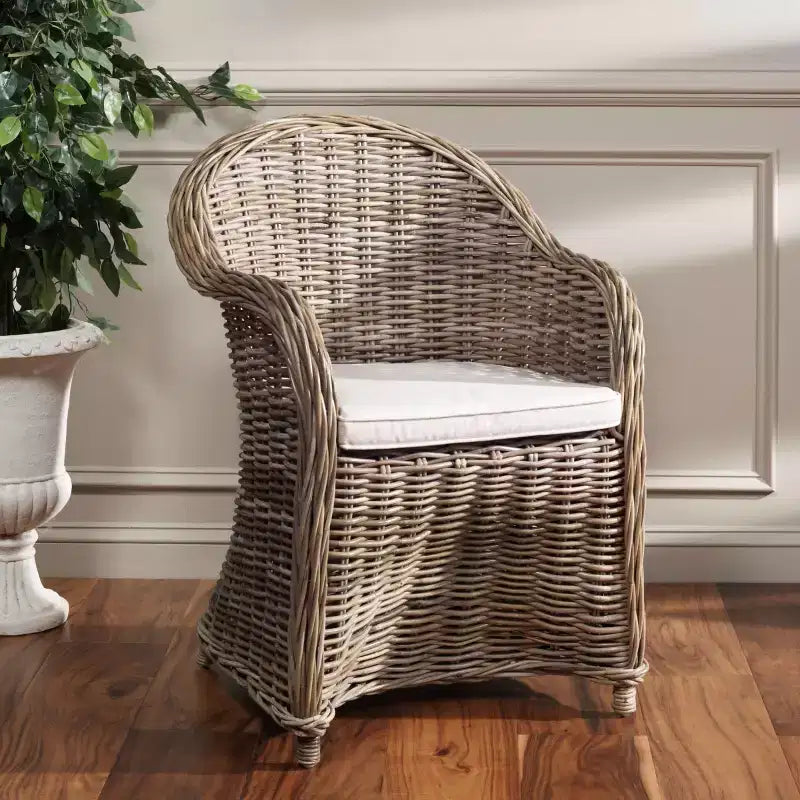 Fauteuil club Zane - SEA7006A - Gris - Safavieh