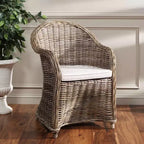 Fauteuil club Zane - SEA7006A - Gris - Safavieh