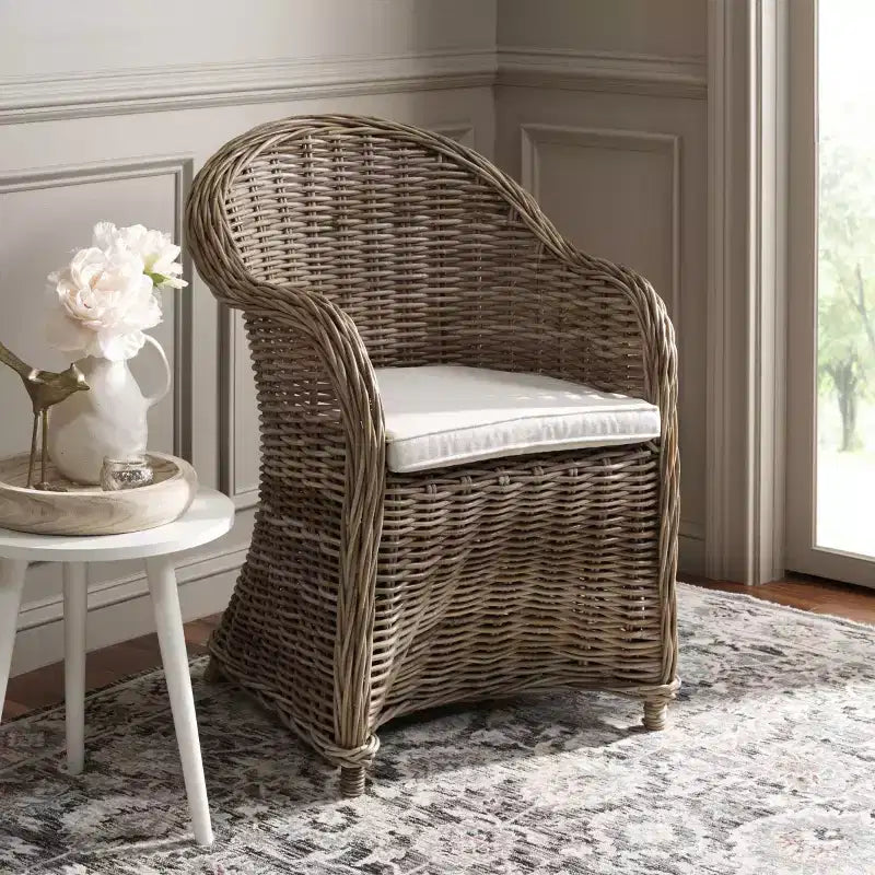 Fauteuil club Zane - SEA7006A - Gris - Safavieh