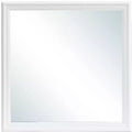 Passion Furniture Lorana 38 in. x 38 in. Modern Square Framed Silver Champagne Dresser Mirror
