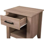 Passion Furniture Lennox table de chevet 1 tiroir (61 cm H x 53 cm L x 46 cm P)