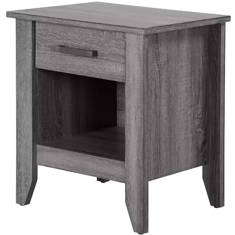 Passion Furniture Lennox table de chevet 1 tiroir (61 cm H x 53 cm L x 46 cm P)