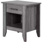 Passion Furniture Lennox table de chevet 1 tiroir (61 cm H x 53 cm L x 46 cm P)