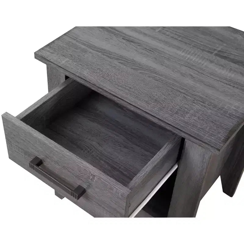 Passion Furniture Lennox table de chevet 1 tiroir (61 cm H x 53 cm L x 46 cm P)
